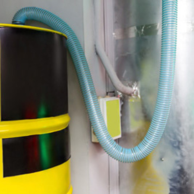 Lösungsmitteldampfabsaugung